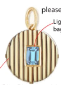 ND-5357 Bauble Charms   Charm A: Disc Charm
