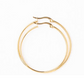 Daintier brave hoops-Gold original diameter