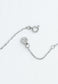 Pillar Mother of Pearl Necklace in Silver