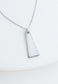 Pillar Mother of Pearl Necklace in Silver