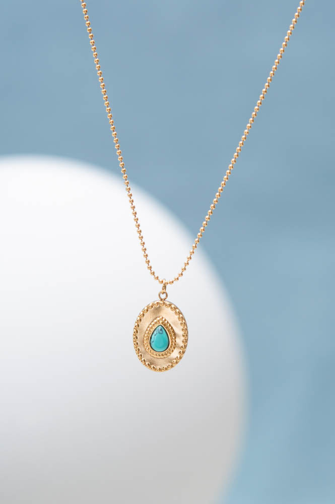 Protected Necklace in Turquoise