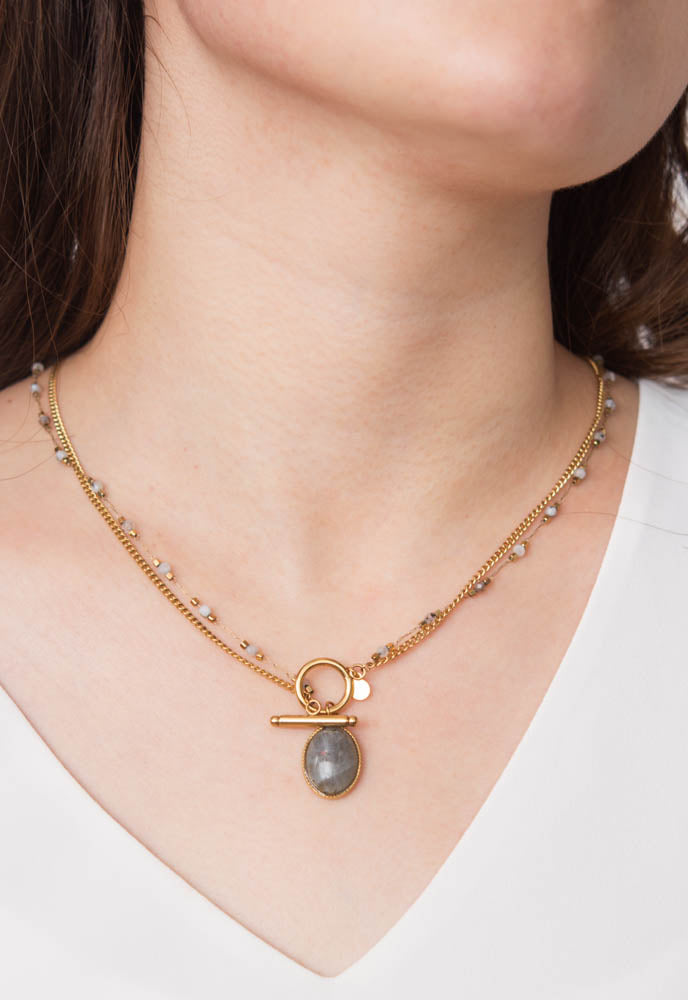Together Double Chain Necklace