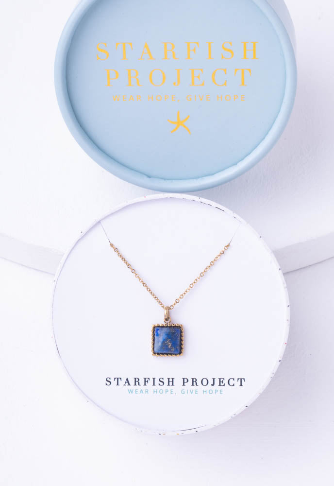Chosen Necklace in Captivating Blue Lapis