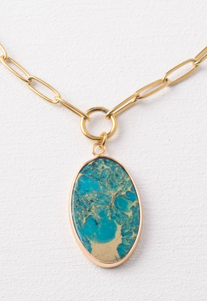 Serene Jasper Necklace