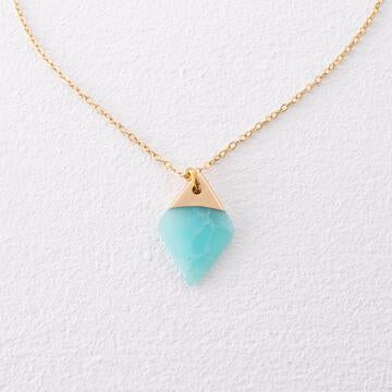 Brave Necklace in Aqua