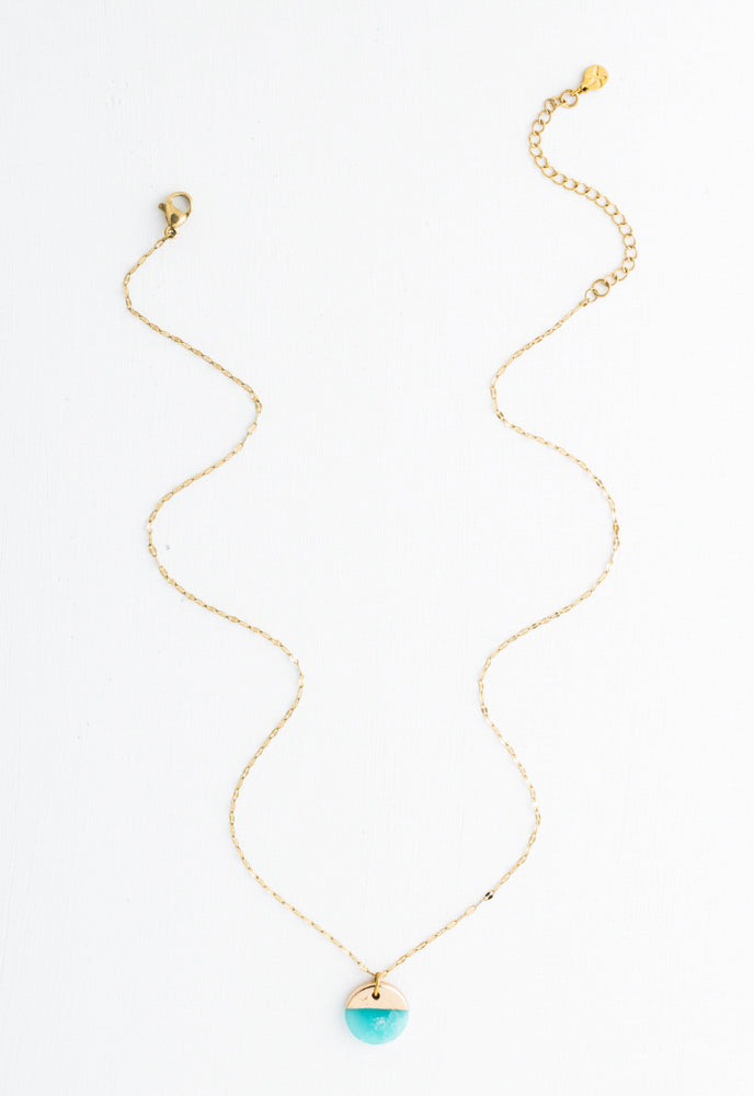 Refresh Necklace in Aqua