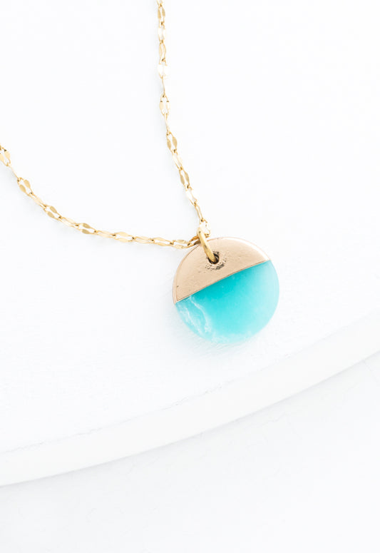 Refresh Necklace in Aqua
