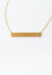 Layla Gold Cross Bar Necklace