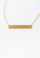 Layla Gold Cross Bar Necklace