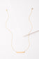 Layla Gold Cross Bar Necklace