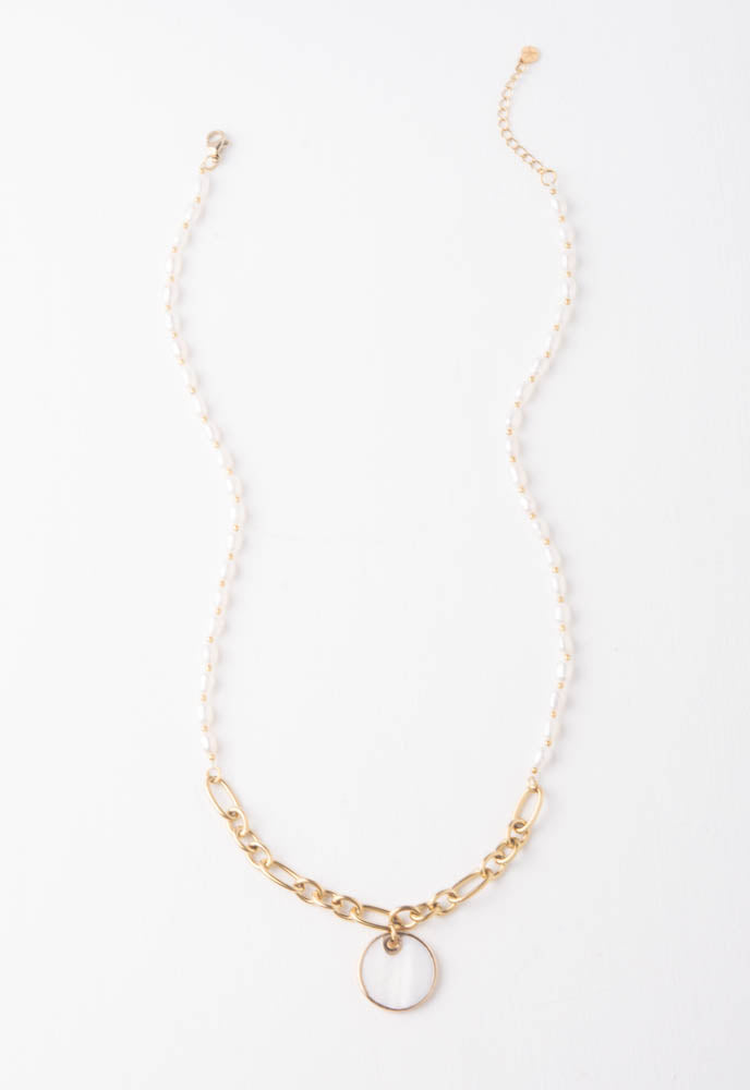 Ivory Glow Pearl Necklace