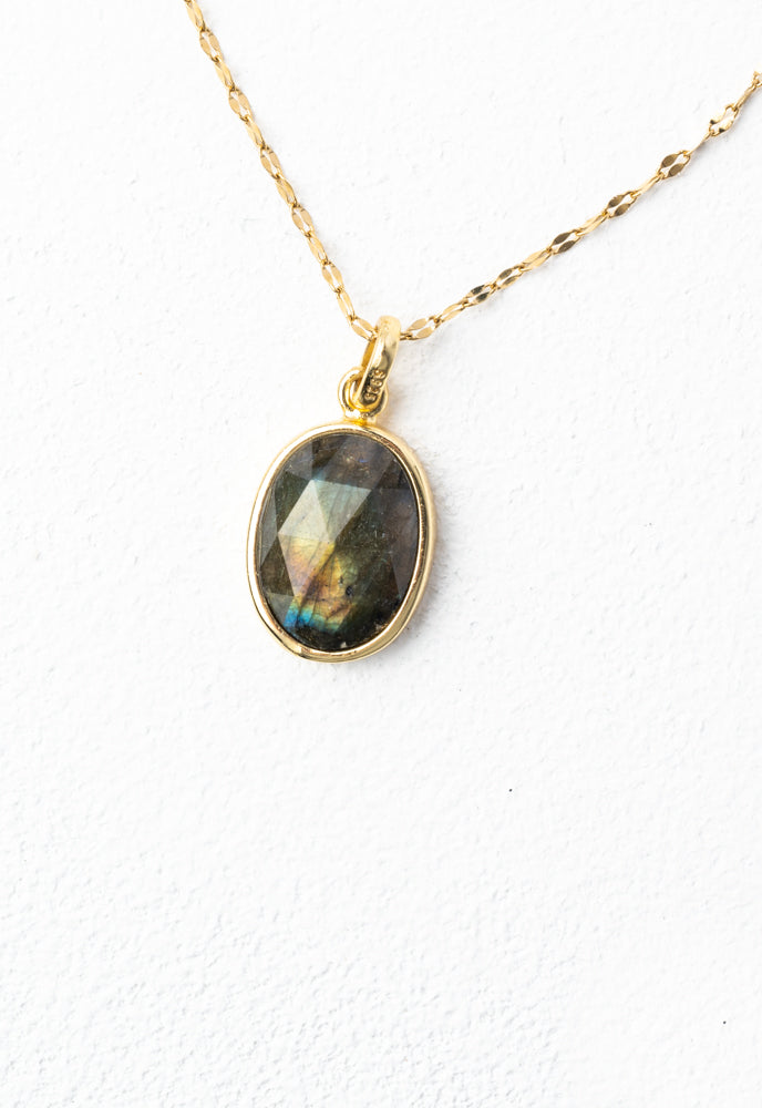 Mirror Mirror Oval Necklace