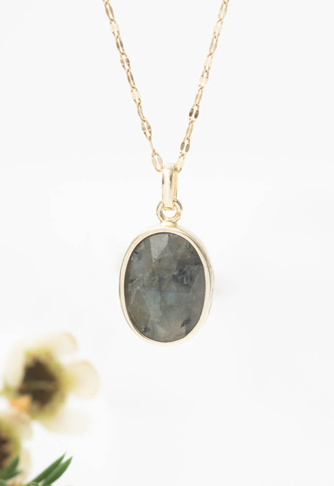Mirror Mirror Oval Necklace