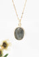 Mirror Mirror Oval Necklace