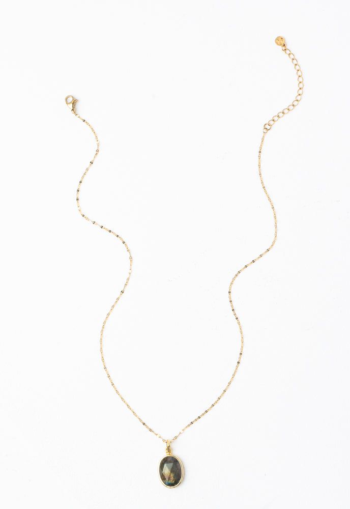 Mirror Mirror Oval Necklace