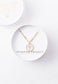 Reflection Mother of Pearl Cross Necklace