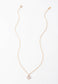 Reflection Mother of Pearl Cross Necklace
