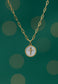 Reflection Mother of Pearl Cross Necklace