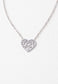 Ling Silver Heart Necklace