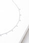 Evelyn Silver Drop Necklace