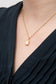 Lila White & Gold Necklace