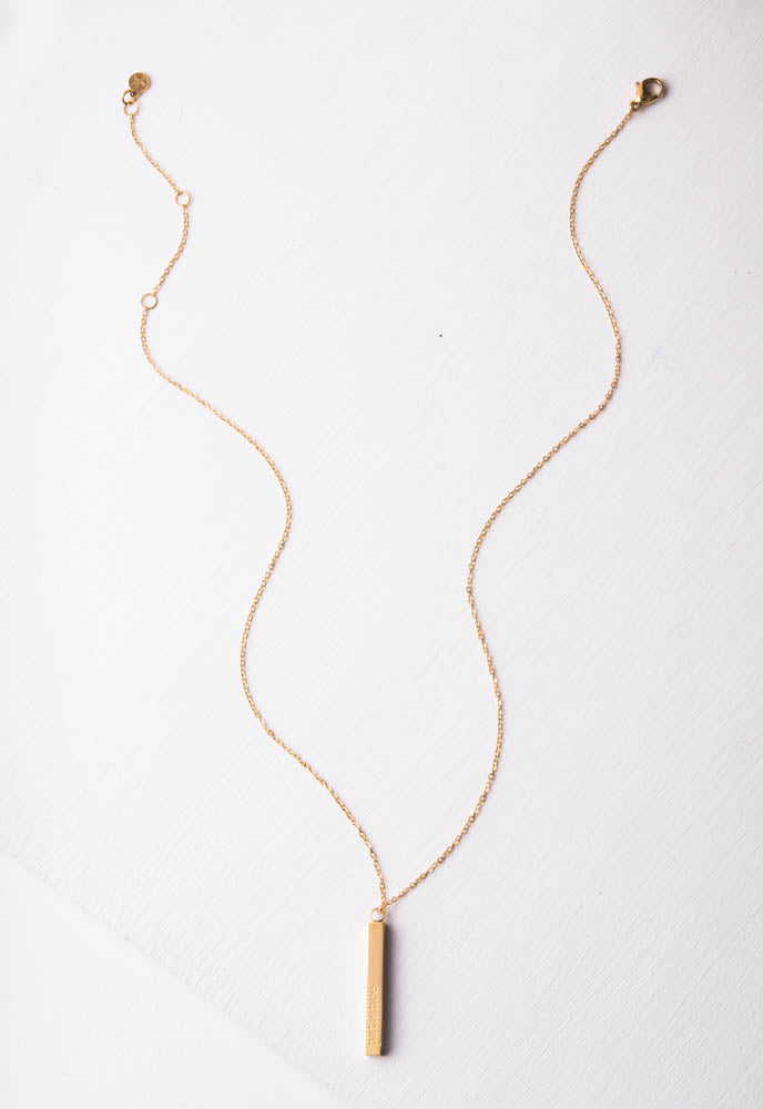 Strength Bar Necklace