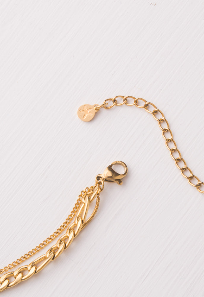 Freedom Layered Gold Necklace