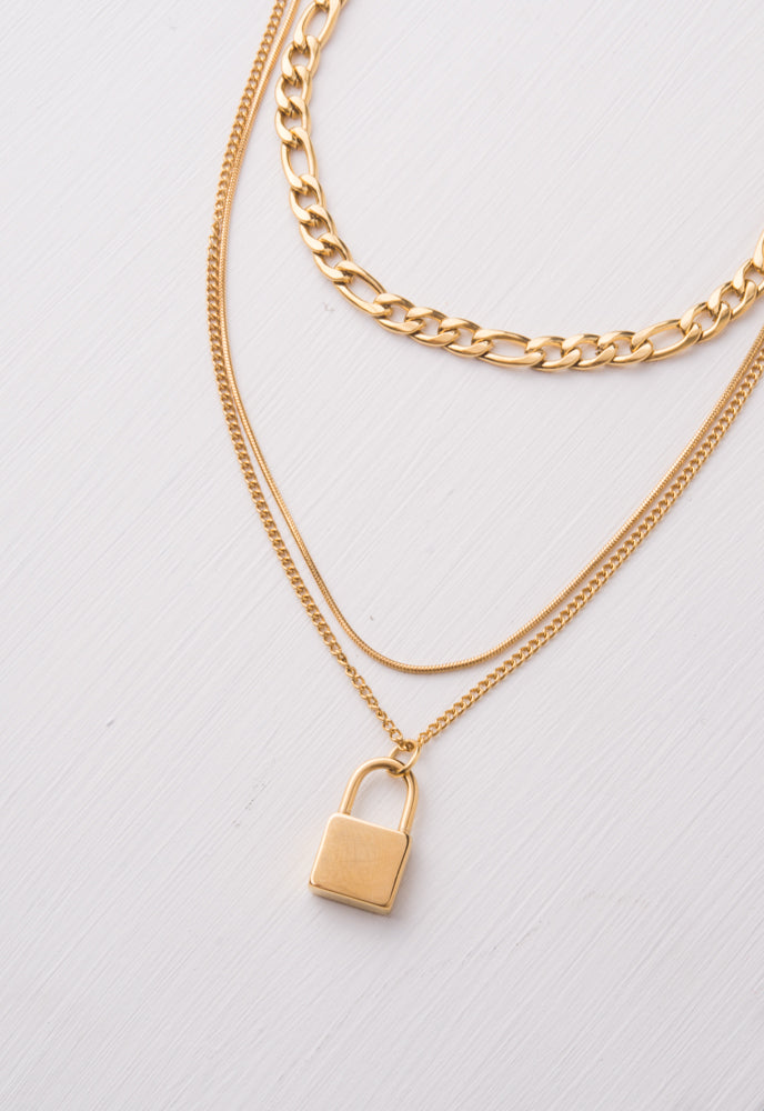 Freedom Layered Gold Necklace