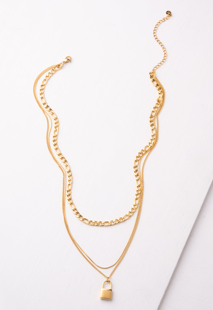 Freedom Layered Gold Necklace
