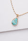 Teresa Teardrop Turquoise Pendant