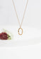 Abelia Gold Pendant Necklace