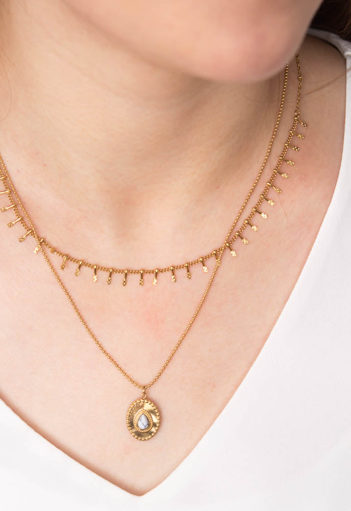 Protected Necklace in Turquoise