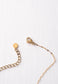 Tanya Blush Glass & Gold Pendant Necklace