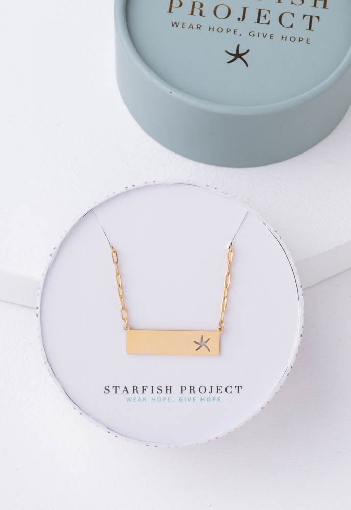 The Hopeful Starfish Gold Necklace