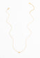 Forever In My Heart Necklace Set in Gold