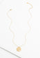 Forever In My Heart Necklace Set in Gold