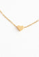 Forever In My Heart Necklace Set in Gold