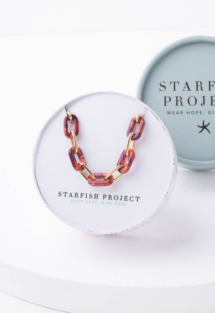 Kindred Hope Necklace in Shades of Blush