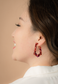 Alma Resin Hoops in Shades of Blush