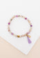 Lovely Lavender Beaded Bracelet