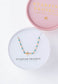 Hannah Blue Cross Bracelet