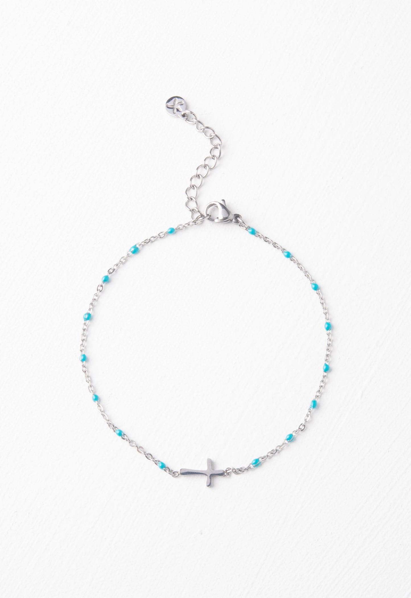 Hannah Blue Silver Bracelet