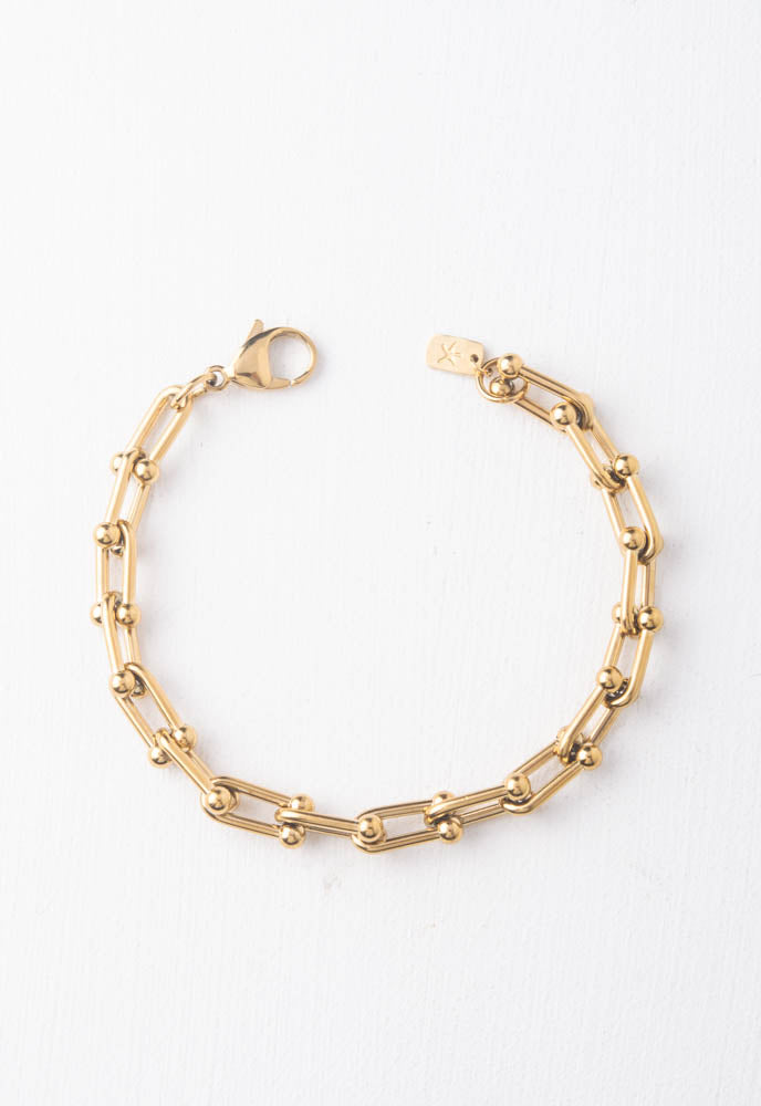 United Gold Chain Bracelet