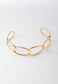 Hand in Hand Gold Cuff