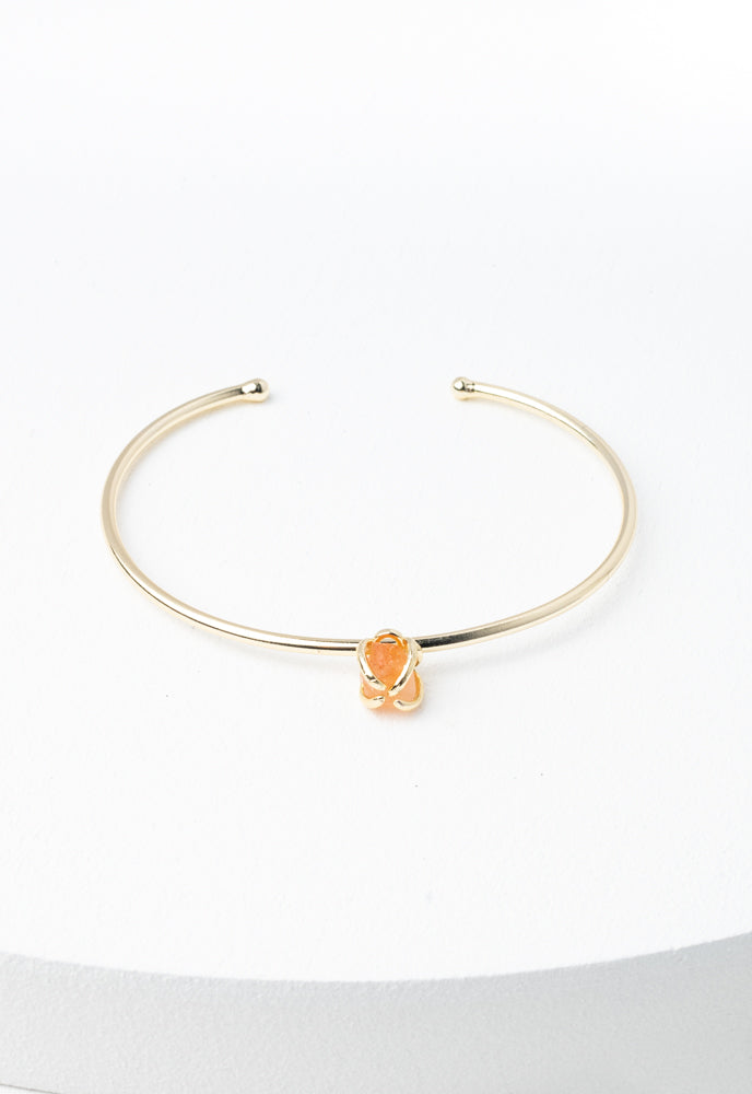 Shine Single-Stone Cuff in Sunset