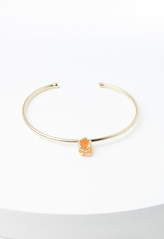 Shine Single-Stone Cuff in Sunset