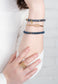 Emperor Blue Beaded Bracelet