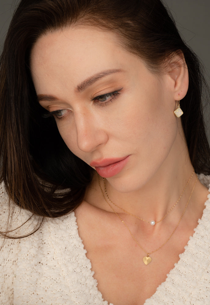 Clare Opal Earrings