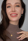 Azure Abalone Heart Earrings