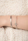 Faithfully Yours Cross Bracelet in Silver